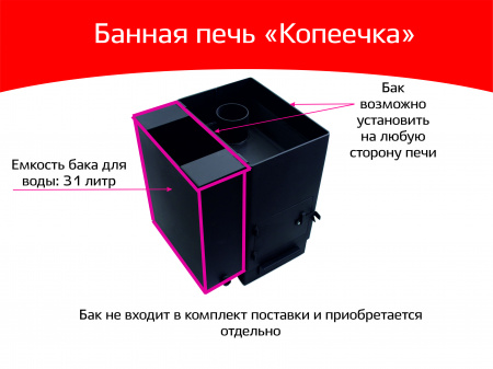 Картинка детальная элемента печь банная "копеечка" te-plo.ru
